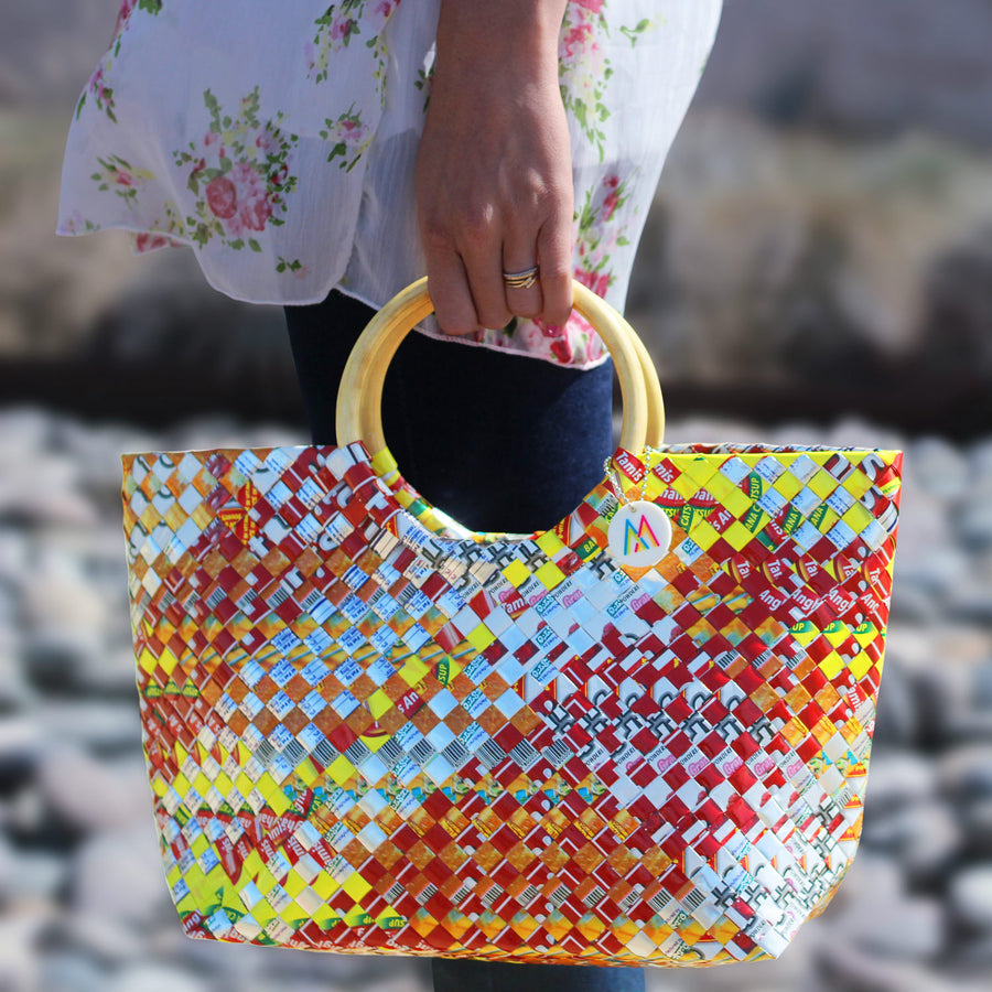 Mother Erth - Artisan's Choice Multicolor Handbag | Handmade and Eco Friendly