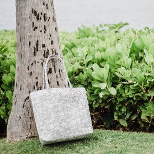 Mother Erth - White Woven Shoulder Bag | Handmade and Eco Friendly