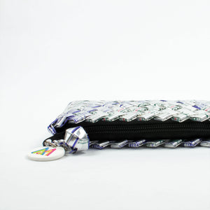 Mother Erth - Silver Mini Clutch | Handmade and Eco Friendly
