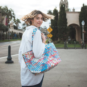 Mother Erth - Artisan's Choice Mixed Weave Tote | Handmade and Eco Friendly